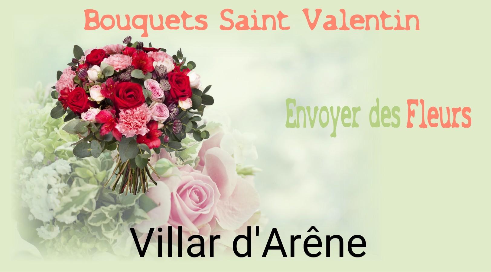 Roses de Saint-Valentin livrées à Villar-d'Arêne
